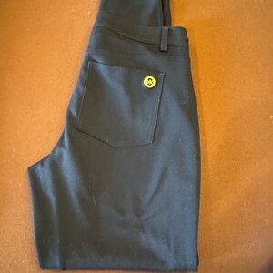 MICHAEL Michael Kors Black Women’s size 6 petite leggings.  Zip and button